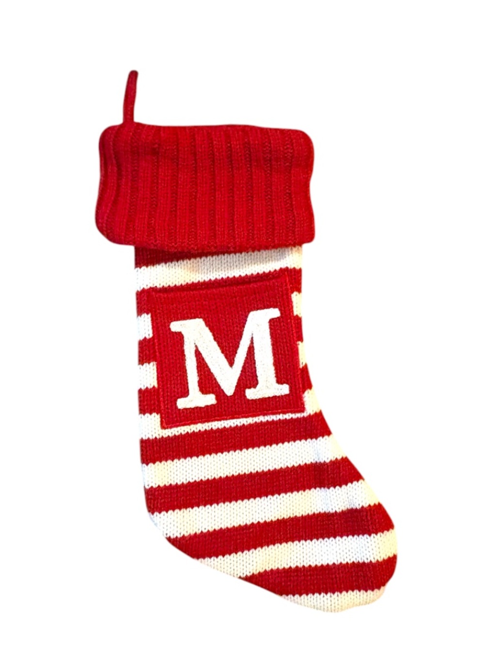 WONDERSHOP➕TARGET Retired Monogram M Knit Stocking